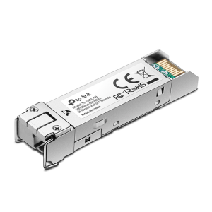 TP-Link TL-SM321B-2. Módulo SFP WDM Bi-Direcional (Lado B). Velocidade 1.25 Gbps. Alcance 2 km em Fibra Monomodo. TX: 1310nm / RX: 1550nm. Suporta DDM. - SM321B-2