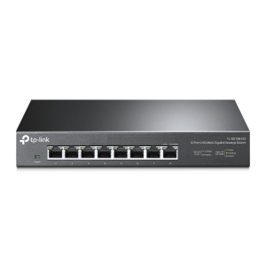Expanda a sua rede com o switch de 8 portas 2.5G da TP-Link. O TL-SG108-M2 oferece performance multi-gigabit, Plug & Play e caixa de metal robusta. - TL-SG108-M2