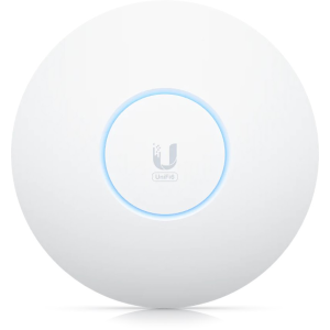 Ubiquiti U6-ENTERPRISE. Access Point WiFi 6E Tri-Band (2.4/5/6 GHz). Uplink 2.5 GbE. Suporta 600+ clientes simultâneos. Ideal para redes de ultra-alta densidade. - U6-ENTERPRISE