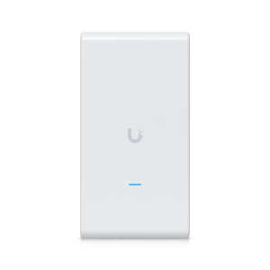Ponto de acesso Wi-Fi 6 (AP) para uso interno/externo com 4 fluxos espaciais, uma super antena integrada e uma porta Gigabit passthrough. - U6-MESH-PRO