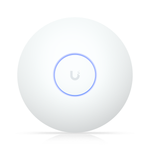 Access Point Ubiquiti U7-LR. Tecnologia WiFi 7 Long Range. Uplink 2.5 GbE. MIMO 3x3 (5GHz). Cobertura de 160 m². Suporta 300+ clientes. Alimentação PoE. - U7-LR