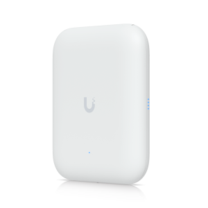 Ponto de acesso Wi-Fi 7 de exterior para todos os climas com 4 fluxos espaciais, uma super antena direcional integrada e opções de montagem versáteis - U7-OUTDOOR