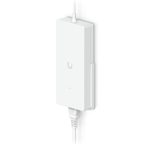 Um adaptador de corrente alterna (AC) fornece 210W a 54V DC para um switch PoE. - UACC-ADAPTER-AC-210W