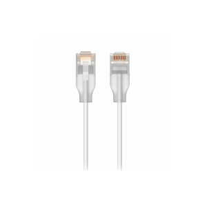 Cabo patch nano-fino com suporte para 10 GbE, concebido para destacar os efeitos Etherlighting, branco com 0.3mt. - UACC-CABLE-PATCH-EL-0.3M-W