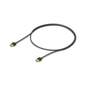 Cabo HDMI 2.1 Ubiquiti Ultra-Fino (2.8mm). Comprimento 1m. Suporta 8K/60Hz e 4K/120Hz. Ideal para streaming de câmaras e A/V profissional. Flexível e discreto. - UACC-CABLE-UHS-1M