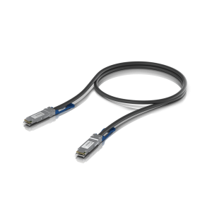 Cabo de ligação direta QSFP28 com uma taxa de dados máxima de 100 Gbps. - UACC-DAC-QSFP28-0.5M