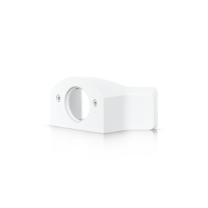 Suporte de montagem de canto para câmaras Ubiquiti G5 PTZ e G6 PTZ (UACC-G5-PTZ-CM). Instalação em esquinas exteriores. Resistente à intempérie. Cor Branca. - UACC-G5-PTZ-CM