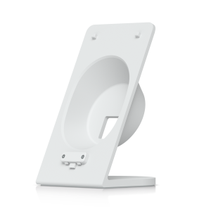 Suporte de mesa metálico da Ubiquiti, desenhado à medida para o UniFi Access Intercom Viewer. Ideal para secretárias e balcões de receção. - UACC-INTERCOM-VIEWER-TS