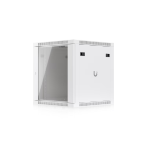 Ubiquiti UACC-RACK-12U-WALL-600-G. Bastidor de Parede 12U. Design Premium Branco. Totalmente Montado. Inclui Ventoinhas e Painéis Removíveis. Carga máx. 80kg. - UACC-RACK-12U-WALL-600-G