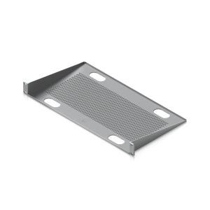 Prateleira fixa (cantilever) de 1U para montagem de equipamentos que não são compatíveis com montagem em bastidor (rack), em bastidores padrão de 19 - UACC-RACK-SHELF-CLV