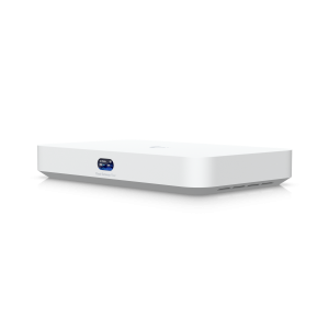 O Ubiquiti Cloud Gateway Fiber (UCG-FIBER) é um gateway de rede avançado e compacto, projetado para pequenas e médias empresas que exigem conectividade de alta velocidade e gestão centralizada através da plataforma UniFi. Integrando uma porta SFP+ pa