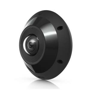 Câmara panorâmica 360° da Ubiquiti com resolução de 12MP e máxima resistência (IK10/IP66). A G6 Pro 360 oferece PTZ digital e visão noturna Smart IR. - UVC-G6-PRO-360-B