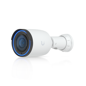 Câmara de segurança 4K da Ubiquiti para todos os climas. A UVC-G6-Pro-Bullet oferece zoom ótico 2.36x, reconhecimento facial/matrículas e visão noturna de 40m. - UVC-G6-PRO-BULLET-W