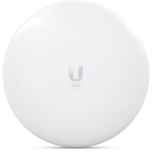 Estação 60GHz Long Range Ubiquiti Wave-LR. Débito de 2 Gbps, alcance 8km+. Rádio de backup 5GHz WiFi 6 (AX). Antena 46dBi, GPS, IPX6. Ideal para WISPs. - WAVE-LR